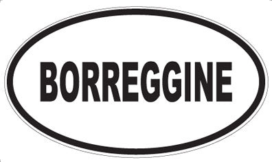 BORREGGINE - Oval Magnet