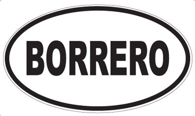 BORRERO - Oval Magnet