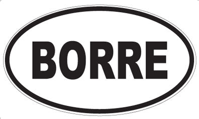 BORRE - Oval Magnet