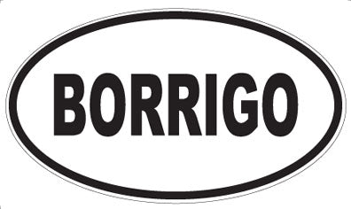 BORRIGO - Oval Magnet
