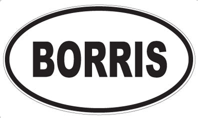 BORRIS - Oval Magnet