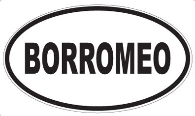 BORROMEO - Oval Magnet