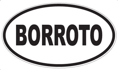 BORROTO - Oval Magnet