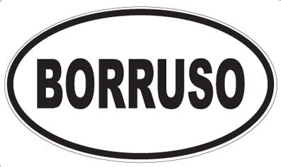 BORRUSO - Oval Magnet