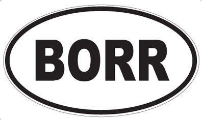 BORR - Oval Magnet