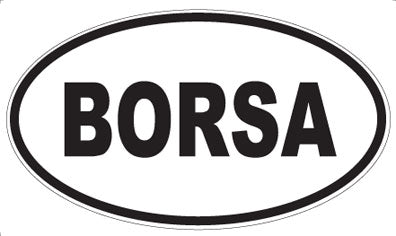 BORSA - Oval Magnet