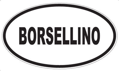 BORSELLINO - Oval Magnet