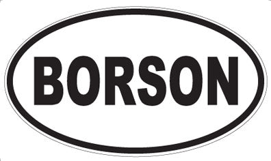 BORSON - Oval Magnet