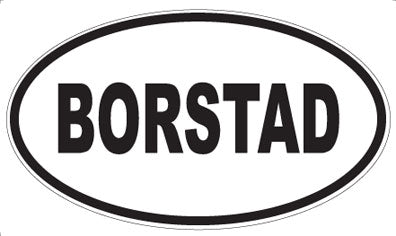 BORSTAD - Oval Magnet