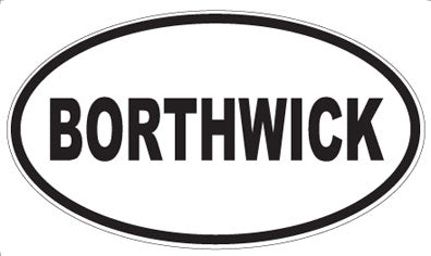 BORTHWICK - Oval Magnet