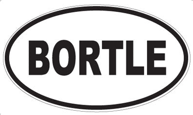 BORTLE - Oval Magnet