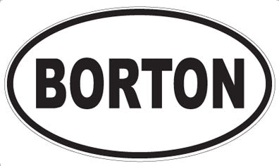 BORTON - Oval Magnet