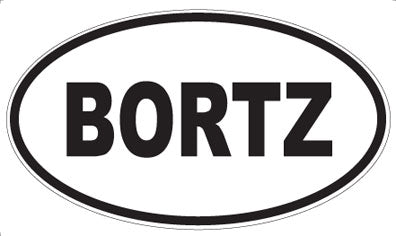 BORTZ - Oval Magnet