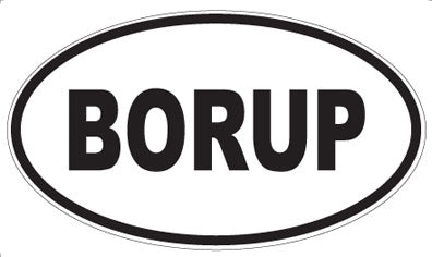 BORUP - Oval Magnet