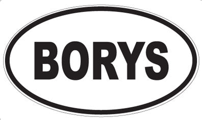 BORYS - Oval Magnet