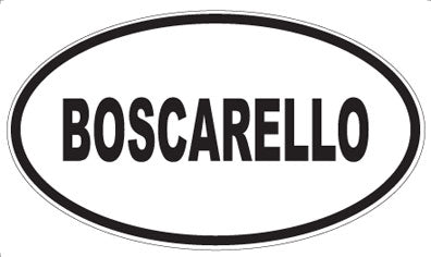BOSCARELLO - Oval Magnet