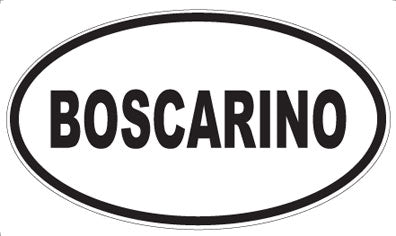 BOSCARINO - Oval Magnet