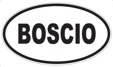 BOSCIO - Oval Magnet
