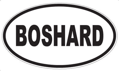 BOSHARD - Oval Magnet