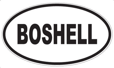 BOSHELL - Oval Magnet