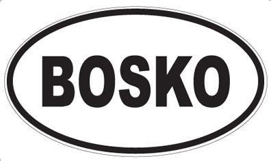BOSKO - Oval Magnet