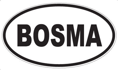 BOSMA - Oval Magnet