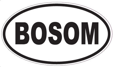 BOSOM - Oval Magnet