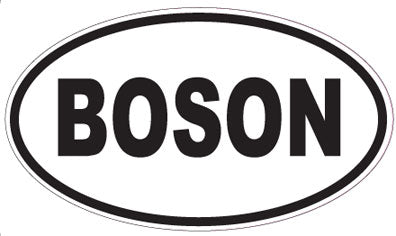 BOSON - Oval Sticker