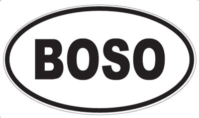 BOSO - Oval Magnet