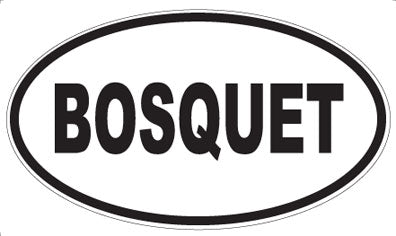 BOSQUET - Oval Magnet