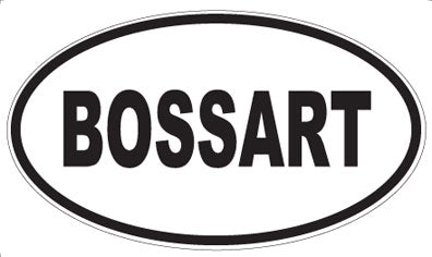 BOSSART - Oval Magnet