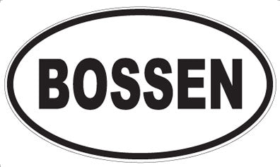 BOSSEN - Oval Magnet
