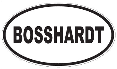BOSSHARDT - Oval Magnet