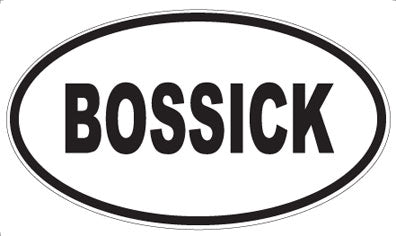 BOSSICK - Oval Magnet
