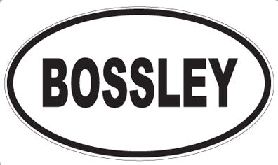 BOSSLEY - Oval Magnet
