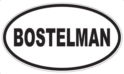 BOSTELMAN - Oval Magnet