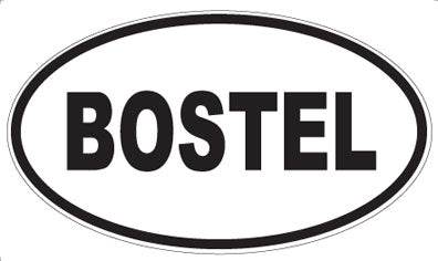 BOSTEL - Oval Magnet