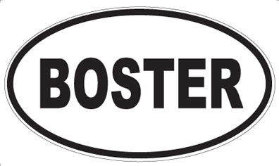 BOSTER - Oval Magnet