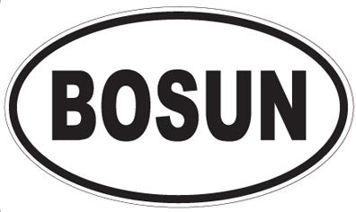 BOSUN - Oval Sticker