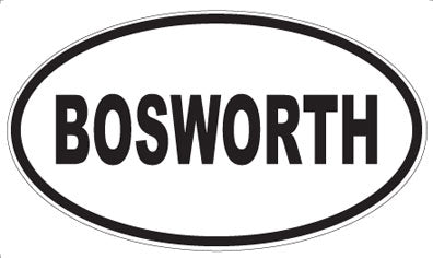 BOSWORTH - Oval Magnet