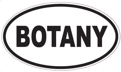 BOTANY - Oval Sticker