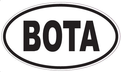 BOTA - Oval Sticker