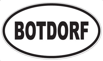 BOTDORF - Oval Magnet