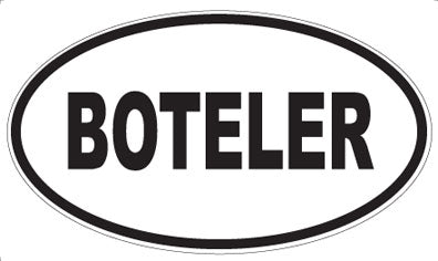 BOTELER - Oval Magnet