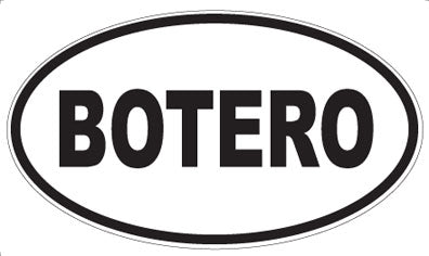 BOTERO - Oval Magnet