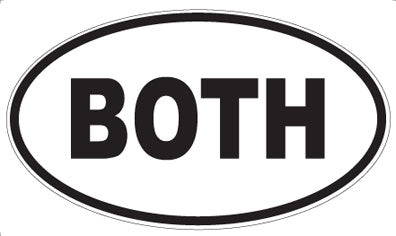 BOTH - Oval Magnet