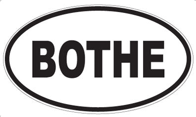 BOTHE - Oval Magnet