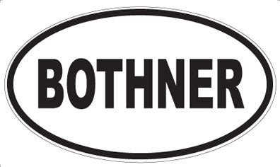 BOTHNER - Oval Magnet