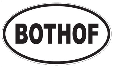 BOTHOF - Oval Magnet