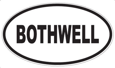 BOTHWELL - Oval Magnet